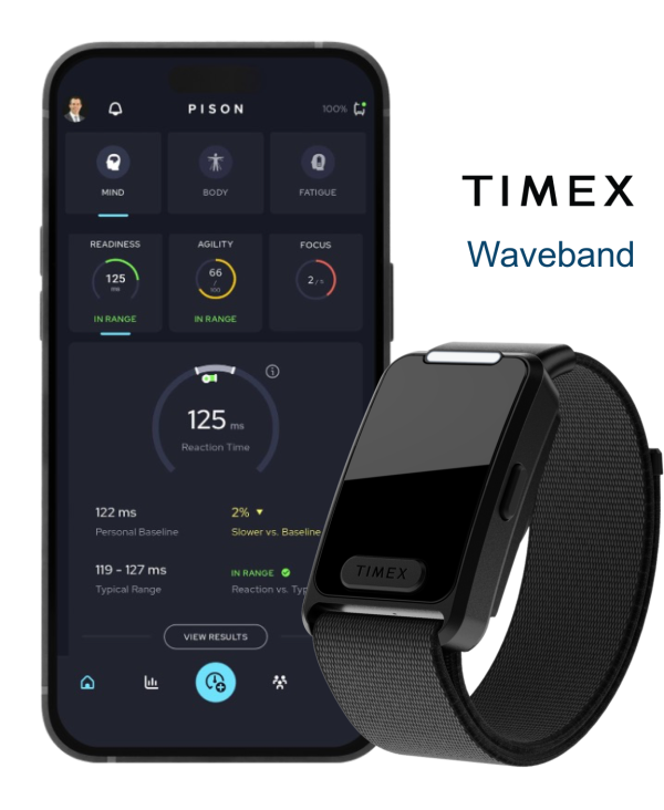 Pison app with TIMEX Waveband
